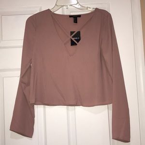 Blush pink F21 top